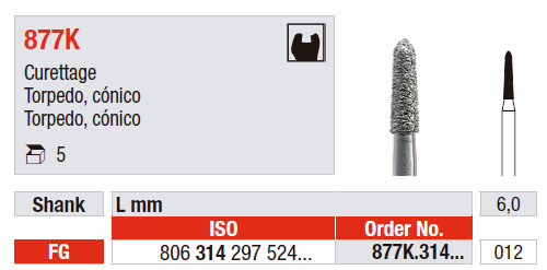 Cono punta torpedo 877K